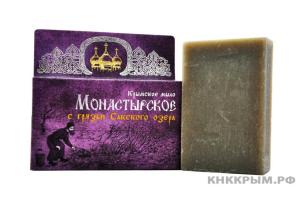 Крымское натуральное мыло с грязью Сакского озера Нежный скраб ДК 75 г